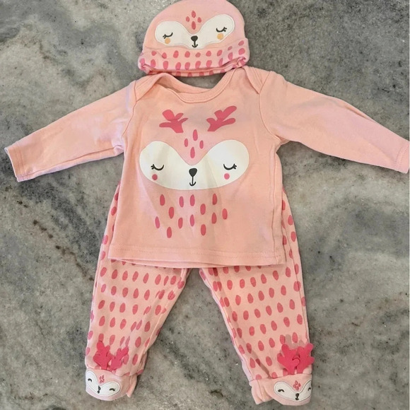 3 Pink Outfits Duck Duck Goose Pink, Floral, Lace and Tutu. Size 3-6 Month - Picture 5 of 9